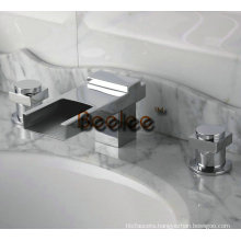 3 PCS Waterfall Spout Bath Tub Mixer Tap